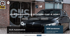 Desktop Screenshot of gijsautomotive.nl